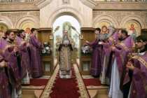Божественная литургия в храме в честь Рождества Христова г. Балаково