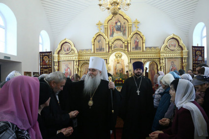 Божественная литургия в храме во имя святой великомученицы Екатерины г. Саратова
