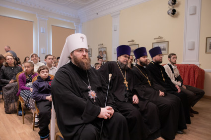 Митрополит Игнатий посетил рождественский концерт Центра по развитию детского и юношеского творчества при СПДС