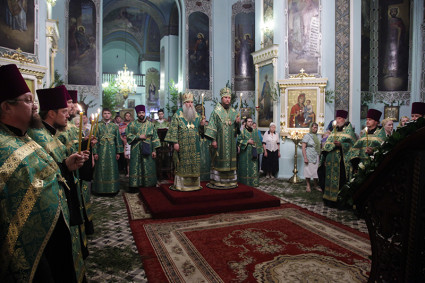 Всенощное бдение в храме Сошествия Святого Духа г. Саратова