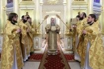 Божественная литургия в храме во имя святого апостола и евангелиста Иоанна Богослова Саратова