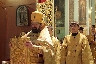 Божественная литургия в Духосошественском кафедральном соборе г.Саратова