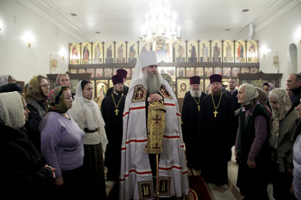 Всенощное бдение в Благовещенском храме г. Вольска
