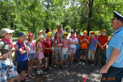 В лагере «Солнечный» прошел День МЧС