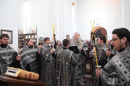 Пассия в храме во имя святого великомученика Георгия Победоносца г. Саратова