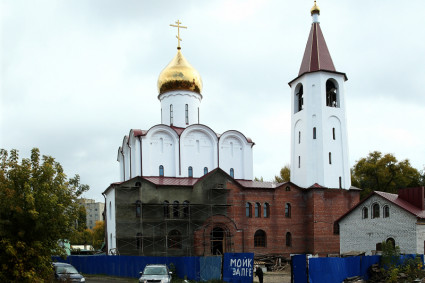 Божественная литургия в храме во имя святителя Тихона, Епископа Воронежского, Задонского чудотворца г.Саратова