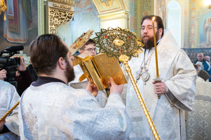 В праздник Крещения Господня митрополит Игнатий совершил Божественную литургию