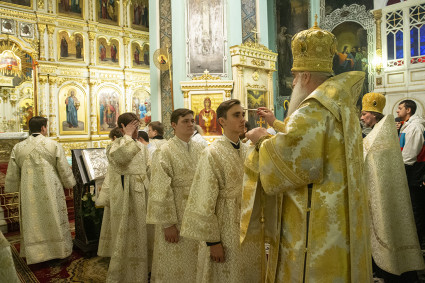 Всенощное бдение в храме Сошествия Святого Духа г. Саратова