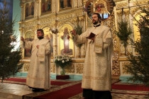 Божественная литургия в Духосошественском кафедральном соборе