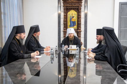 Заседание Архиерейского совета Саратовской митрополии