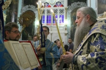 Всенощное бдение в Духосошественском кафедральном соборе г.Саратова
