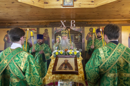 Всенощное бдение в храме преподобного Сергия Радонежского с. Кошели
