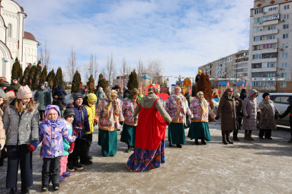 Зимний праздник в Георгиевском храме Саратова