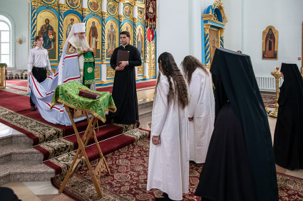 В Свято-Сергиевском женском монастыре состоялся иноческий постриг