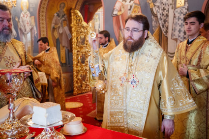 Митрополит Игнатий совершил Божественную литургию в Свято-Троицком кафедральном соборе г. Саратова