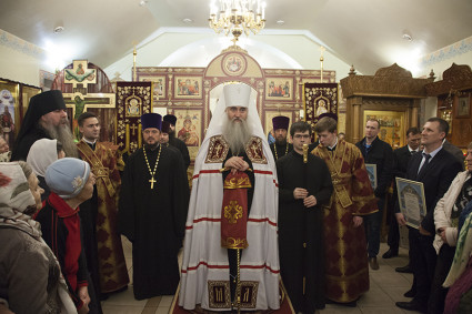 Всенощное бдение в храме во имя священномученика Космы Саратовского г. Саратова
