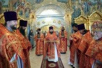 Божественная литургия в Свято-Троицком соборе г. Саратова