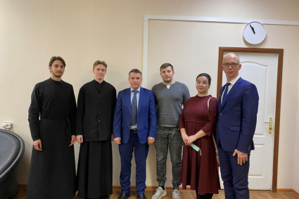 Представители и гость епархии встретились с проректором СГУ