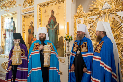 Митрополит Игнатий принял участие в освящении Воскресенского кафедрального собора г. Вологды