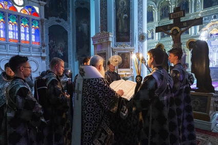 Пассия в храме в честь Сошествия Святого Духа г. Саратова