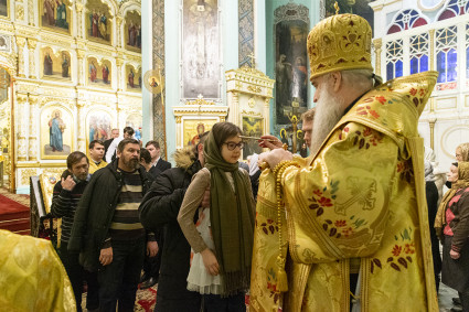Всенощное бдение в храме Сошествия Святого Духа г. Саратова