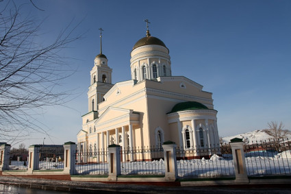 Всенощное бдение в Свято-Троицком кафедральном соборе г. Вольска