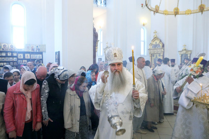Всенощное бдение в храме во имя святого великомученика Георгия Победоносца г.Саратова