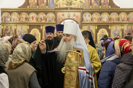 Всенощное бдение в храме во имя святителя Николая Японского г. Саратова