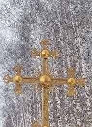 Поклонный крест на въезде в город Петровск