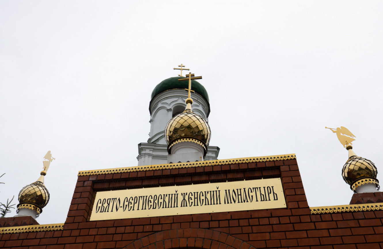 Митрополит Игнатий совершил Божественную литургию в Свято-Сергиевском женском монастыре с. Алексеевка